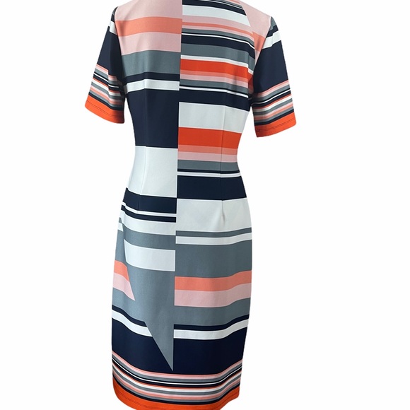 Enfocus Studios Bodycon Dress Geometric Design - Picture 4 of 12